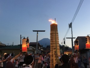 火祭り・点火